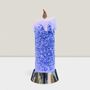 Autres décorations de Noël - Bougie Cristal de Noël LED – Modèle Haut avec Lumière RGB Changeante (Option DC) - BLUE STAR B.V.