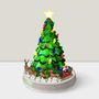 Crèches et santons - Sapin Musical de Noël LED – Traîneau du Père Noël & Rennes - BLUE STAR B.V.