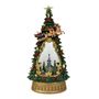 Crèches et santons - Lantern Snow Globe Arbre de Noël LED – Scène d’Église (LED Blanc Chaud) – Minuterie & Option DC - BLUE STAR B.V.