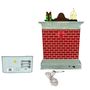 Other Christmas decorations - Christmas LED Fireplace Scene – Santa & Child with Music - BLUE STAR B.V.