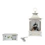 Other Christmas decorations - Christmas LED Lantern Snow Globe – Winter Village Scene (Warm White LED & Music) – DC Option - BLUE STAR B.V.