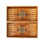 Cadeaux - Ensemble moyen de backgammon et d'échecs Lemon Tree - MAISON ROSHI - LUXURY ENTERTAINMENT CABINETS