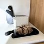 Kitchen utensils - Black teak wood cutting board - FINNO S - HYDILE