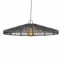 Hanging lights - Black rattan pendant light - ESSO XL - HYDILE