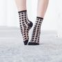 Gifts - Ginza Black 39-41 : architectural transparent socks - ATELIER ST EUSTACHE