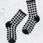 Gifts - Ginza Black 39-41 : architectural transparent socks - ATELIER ST EUSTACHE