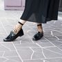 Gifts - NakaMeguro Black 39-41 : polka-dot transparent socks - ATELIER ST EUSTACHE