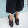 Gifts - NakaMeguro Bordeaux 39-41 : polka-dot transparent socks - ATELIER ST EUSTACHE