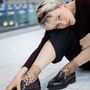 Gifts - NakaMeguro Bordeaux 36-38 : polka-dot transparent socks - ATELIER ST EUSTACHE