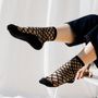 Cadeaux - Brooklyn Bridge Black 39-41 : chaussettes transparentes résille - ATELIER ST EUSTACHE