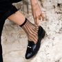 Gifts - Crescent Dunes Black 36-38 : polka-dot transparent socks - ATELIER ST EUSTACHE