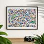 Poster - Paris Paname - LIFE ON MAPS