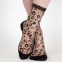 Cadeaux - Horseshoe Bend Gold 36-38 : chaussettes transparentes léopard - ATELIER ST EUSTACHE
