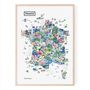Poster - France - LIFE ON MAPS