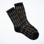 Cadeaux - Arlecchino Dorée 39-41 : chaussettes transparentes fêtes - ATELIER ST EUSTACHE
