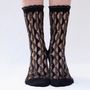 Cadeaux - Arlecchino Dorée 39-41 : chaussettes transparentes fêtes - ATELIER ST EUSTACHE