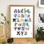 Poster - Alphabet - LIFE ON MAPS