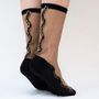 Gifts - Frangia Dorée 39-41 : festive transparent socks - ATELIER ST EUSTACHE