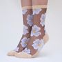 Gifts - Murano Crème 39-41 : floral transparent socks - ATELIER ST EUSTACHE