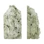 Sculptures, statuettes and miniatures - Catharsis Bookends – Set of Two Stone Sculptures, Sage Green - COKI