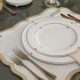 Formal plates - Bone and Fine China - STRAUSS