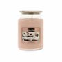 Candles - Colored Wax Candle 670 g Gourmet Peach - LES LUMIERES DU TEMPS