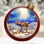 Other Christmas decorations - Musical LED Christmas Globe – Santa in Sleigh - BLUE STAR B.V.