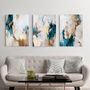 Aménagements pour bureau - « Flow » Série de peintures abstraites texturées faites à la main - MATISS ART STUDIO