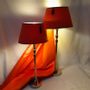 Blinds - Orange linen lampshade - CÔTE OUEST DÉCO - PRO