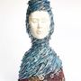 Objets design - Sculpture en céramique, figure, MONDE SOUS-MARIN - MOSCHE BIANCHE