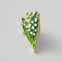 Brooches - Pin Lily of the valley - PINPINPIN.IT