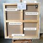 Office design and planning - « Sobriety» Series of handmade textured abstract paintings - MATISS ART STUDIO