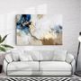 Aménagements pour bureau - « Avalacnhe » Série de peintures abstraites texturées faites à la main - MATISS ART STUDIO