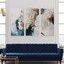 Aménagements pour bureau - « Avalacnhe » Série de peintures abstraites texturées faites à la main - MATISS ART STUDIO