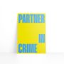 Carterie - Carte de voeux - Partner in crime - PIECE & LOVE