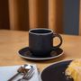 Mugs - Tea/Cappuccino Mug with Saucer - MOLDE