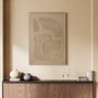 Office design and planning - « Bay » Series of handmade textured abstract paintings - MATISS ART STUDIO
