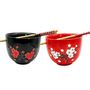 Bowls - Bowl & Chopstick Set - GALERIE D'ORIENT
