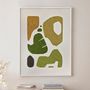 Paintings - « Bay 6 » Series of handmade textured abstract paintings - MATISS ART STUDIO