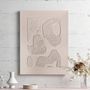 Paintings - « Bay 6 » Series of handmade textured abstract paintings - MATISS ART STUDIO
