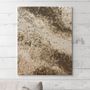 Office design and planning - « Fluency » Series of handmade textured abstract paintings - MATISS ART STUDIO