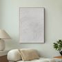 Office design and planning - « Fluency » Series of handmade textured abstract paintings - MATISS ART STUDIO