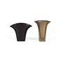 Vases - Lot de deux vases en aluminium brut - GINER Y COLOMER