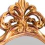 Miroirs - Antique Gold Ornate Baroque Oval Wall Mirror - MCGOWAN RUTHERFORD LTD