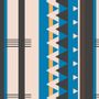 Bed linens - Window tile pattern, stripes - LYDIE VACHER DESIGN MODE ET DECORATION