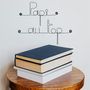 Other wall decoration - Wire Wall Decoration\" Grandpa at the top\ "” - to pin - BIJOUX DE MUR