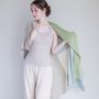 Foulards et écharpes - Couverture en soie à motif de blocs - KOHARU