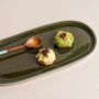 Platter and bowls - Tray ellipse stoneware - KINTA