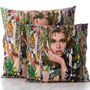 Tissus pour extérieurs - Coussin d'extérieur Jane 45 x 45 - Design by Anne Mondy - ARTDECORIS