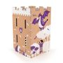 Objets design - cabane pliable made in France en carton - DONJON / CACHE TOI - CACHETOI